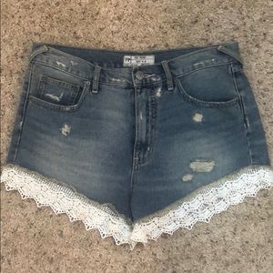 Free People Denim Shorts